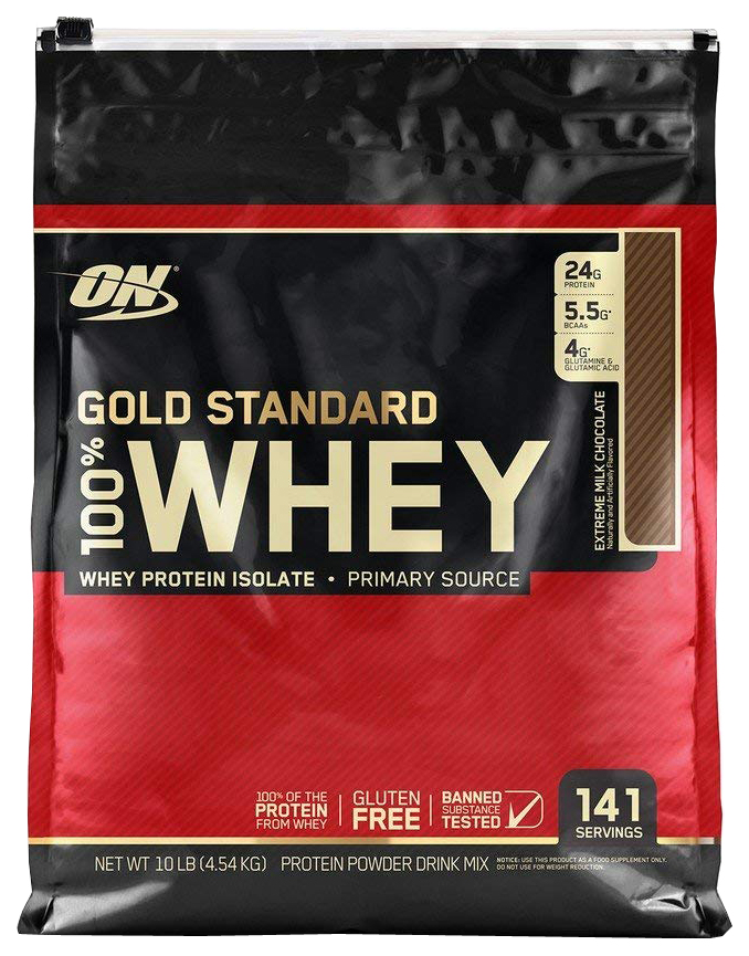 Протеин Optimum Nutrition 100% Whey Gold Standard, 4540 г, extreme milk chocolate