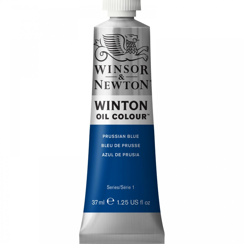 фото Масляная краска winsor&newton winton синий прусский 37 мл