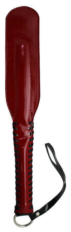 Шлепалка Podium из лакированной кожи двухцветная 33 см