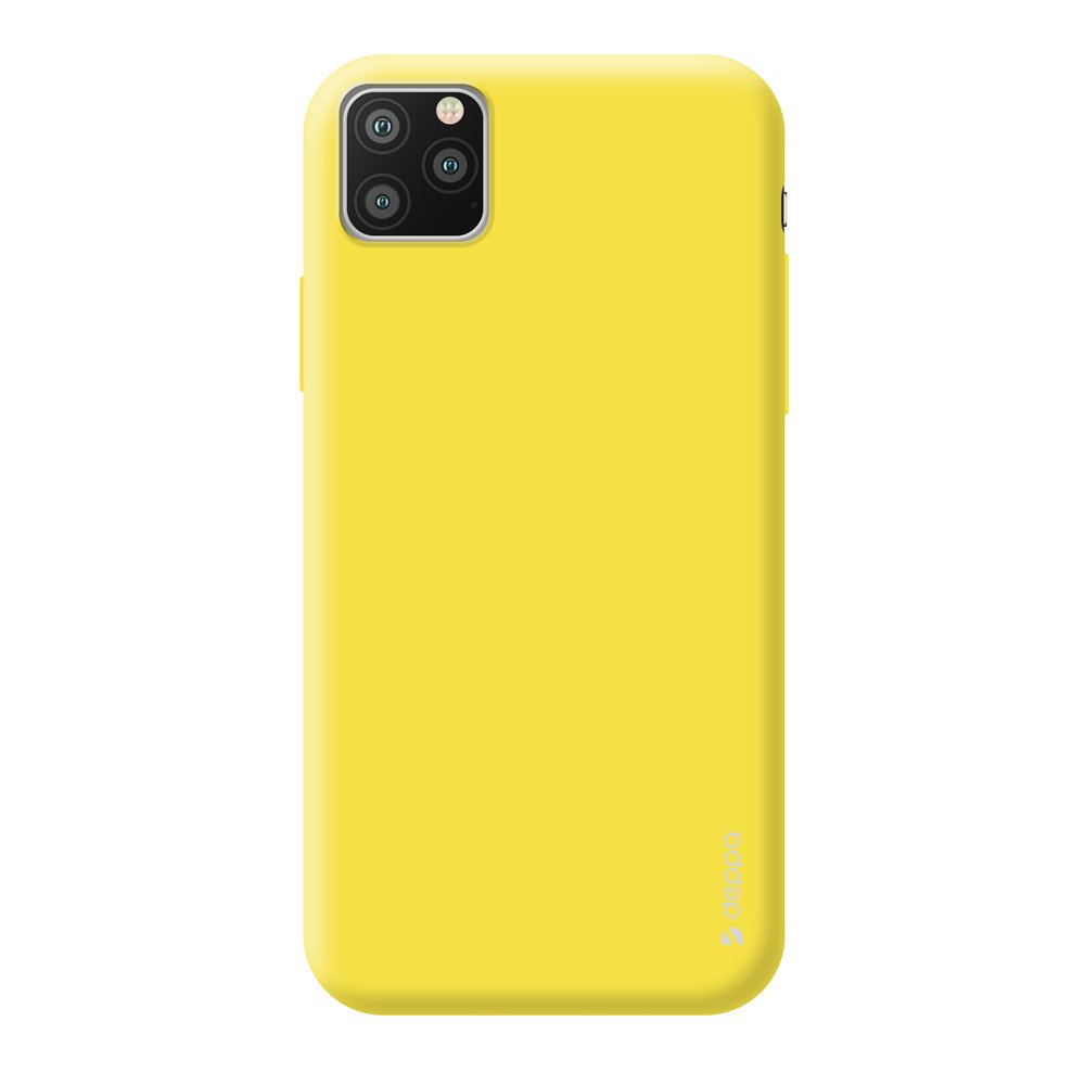 фото Чехол deppa gel color case для apple iphone 11 pro yellow