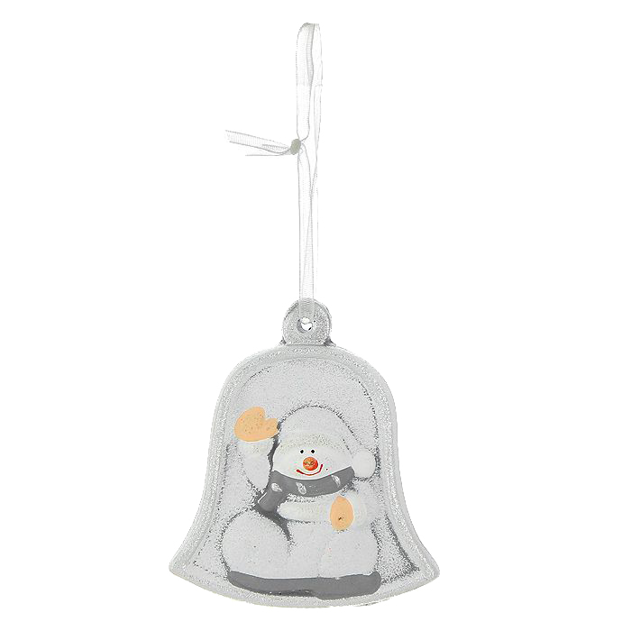

Елочная игрушка Снеговик KK11273B 8 см 1 шт., Снеговик