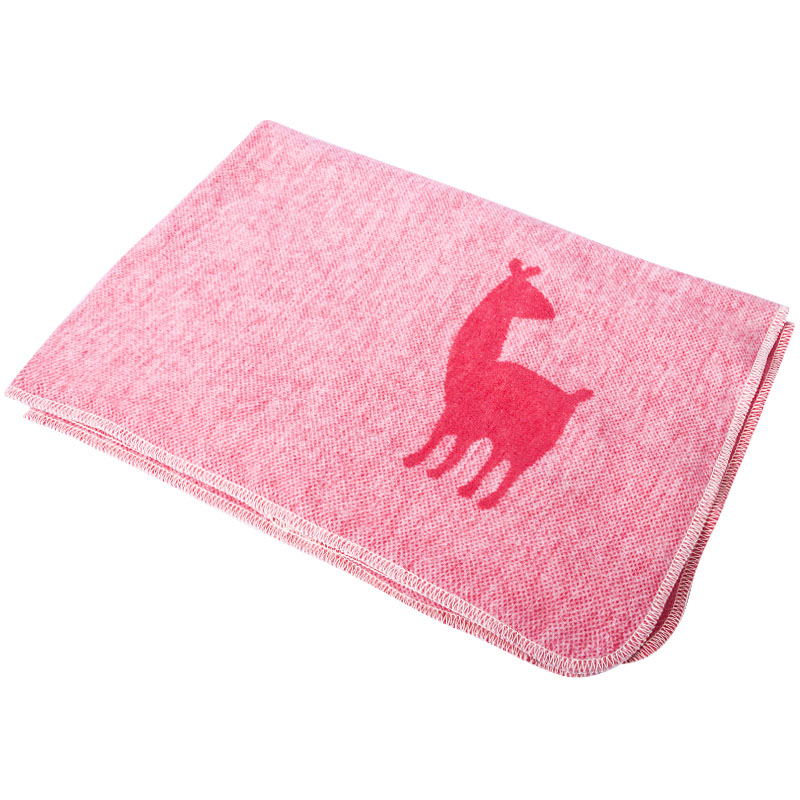 фото Плед детский biederlackborbo lovely&sweet alpaca 100x150см, розовый