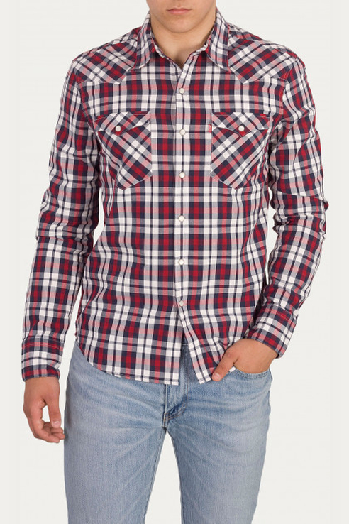 

Рубашка мужская Levi's® 6581603300 красная, 6581603300