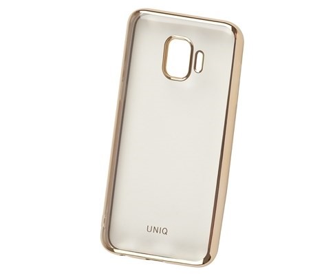 фото Чехол uniq glacier glitz gold frame для samsung galaxy j2 core