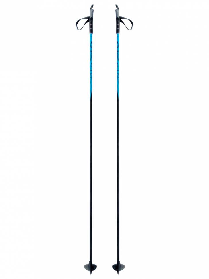 фото Палки лыжные 100% стекловолокно, рост 155 stc astro blue