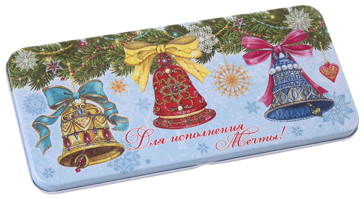 

Коробочка для денег Елки с колокольчиками
