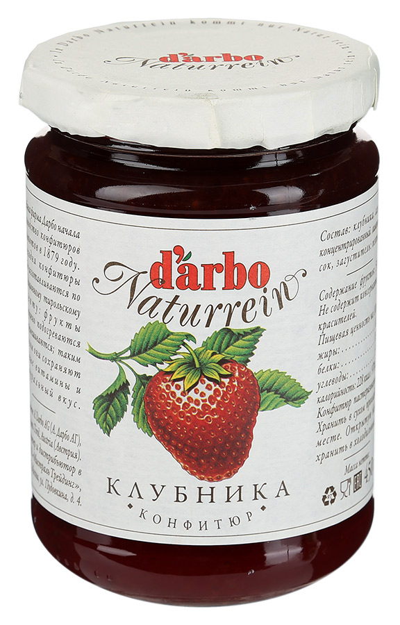 Конфитюр Darbo Клубника 450г 639₽