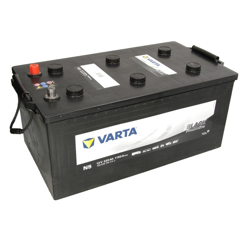 Аккумулятор VARTA PromotiveBlack N5 220euro 1150A 518x276x242 720018115