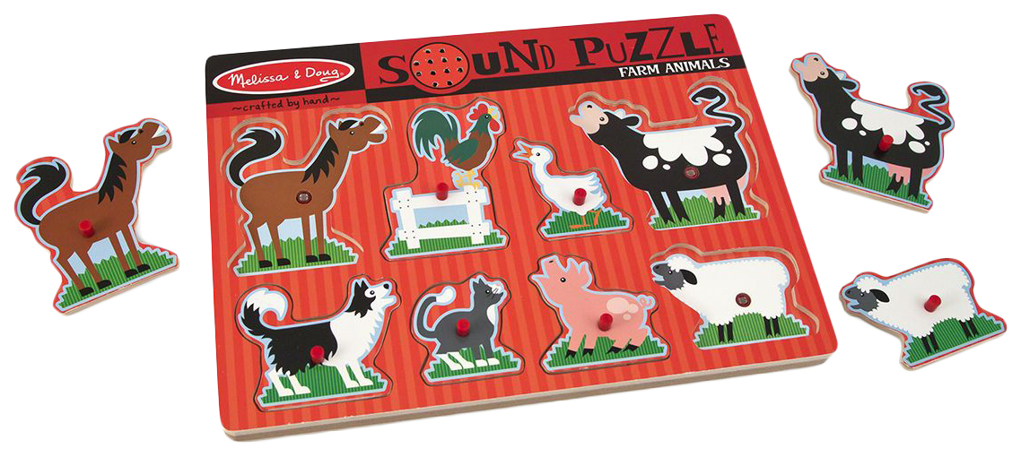 

Пазл Melissa & Doug деревня 8 деталей