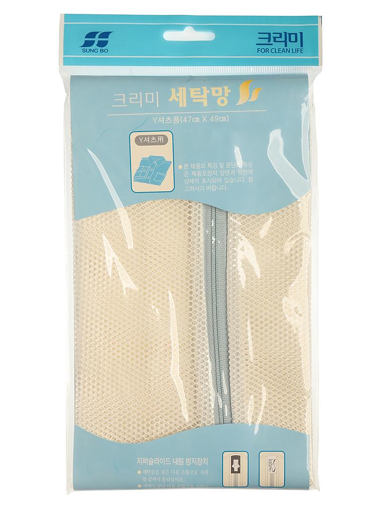 фото Мешок-сетка для стирки белья ( 47 х 49 ) washing net for shirts 1шт sungbo cleamy