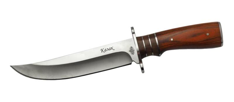 Охотничий нож ВИТЯЗЬ B311-34 (Казак), коричневый