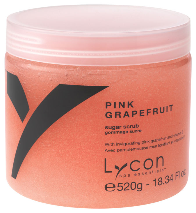 фото Скраб для тела lycon pink grapefruit sugar 520 г