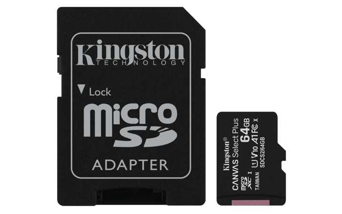 

Карта памяти Kingston SDCS2/64GB, Canvas Select Plus