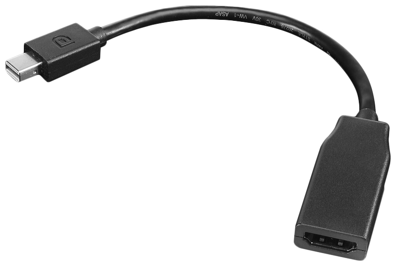 

Адаптер Lenovo Mini DisplayPort-HDMI, M-F 0,2м Black (0B47089), Черный, 0B47089
