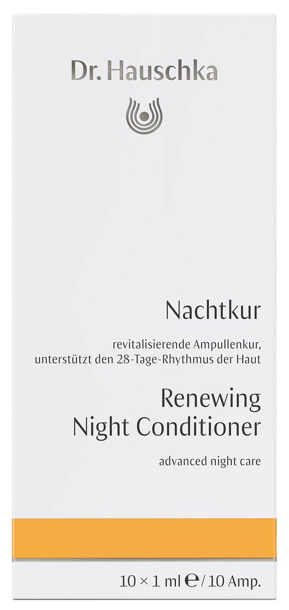 Сыворотка для лица Dr.Hauschka Nachtkur регенерирующая, для всех типов кожи, 10 х 1 мл dr hauschka концентрат восстанавливающий для ночного ухода nachtkur 50 1 мл
