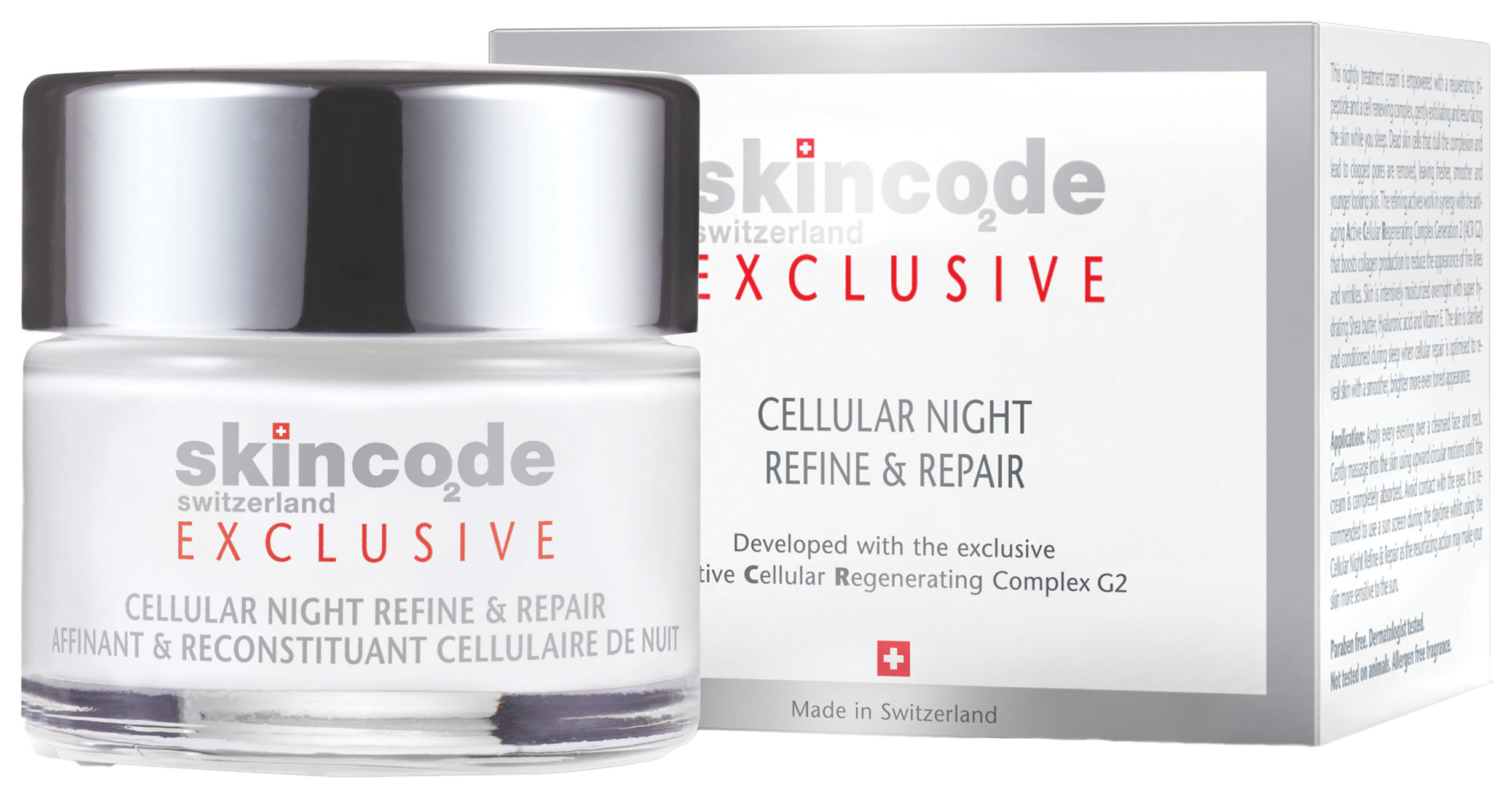 Крем для лица Skincode Exclusive Cellular Night Refine  Repair, 50 мл