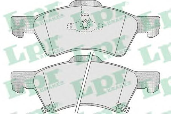 

Комплект тормозных колодок Lpr 05P1006