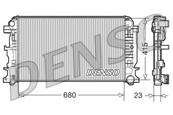 фото Радиатор denso drm17018