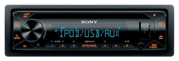

Автомобильная магнитола Sony 4x55Вт, CDX-G3300UV