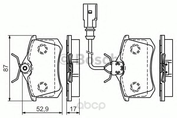 

Тормозные колодки Bosch 0986494025