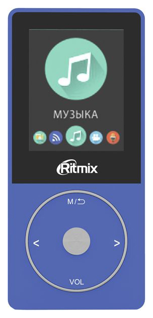 фото Портативный медиаплеер ritmix rf-4650 8gb blue