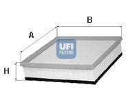 фото Фильтр воздушный двигателя ufi 30.556.00