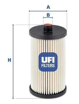 фото Фильтр топливный ufi 26.012.00