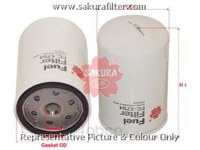 фото Фильтр топливный sakura fc5704