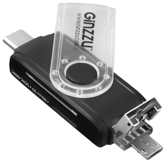 Устройство для чтения карт памяти Ginzzu GR-325B