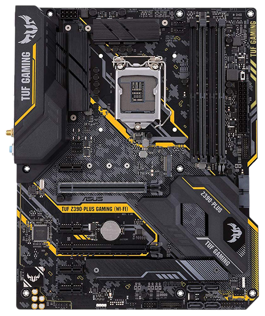 фото Материнская плата asus tuf z390-plus gaming wifi