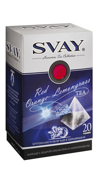 Чай Svay Red Orange-Lemongrass, 20*2,5 г