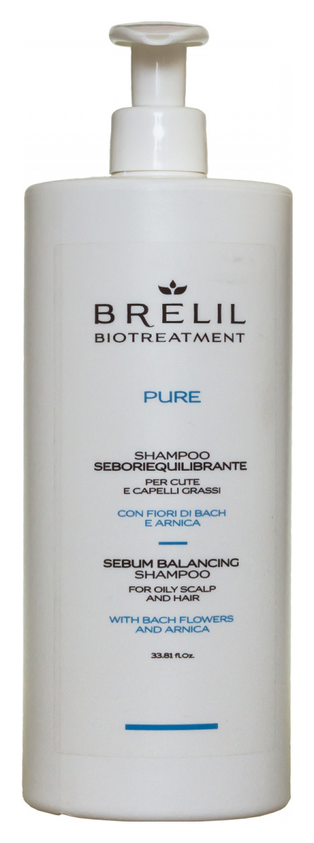 фото Шампунь brelil professional bio traitement pure sebum balancing shampoo 1000 мл