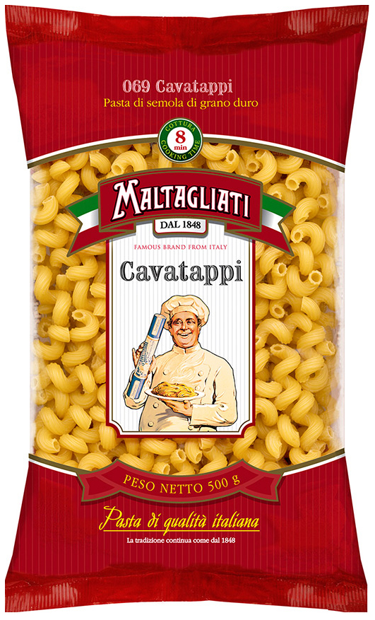 фото Макаронные изделия maltagliati cavatappi 500 г