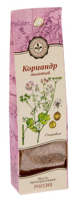 

Кориандр молотый Топ Продукт королевская коллекция 20 г