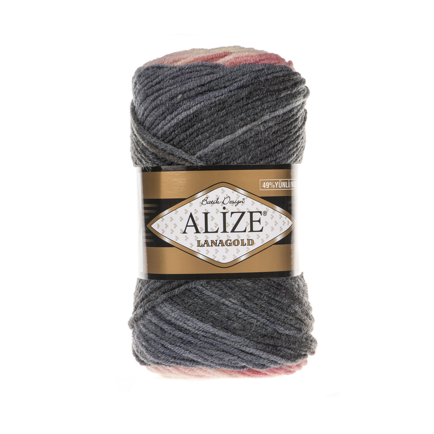 

Пряжа ALIZE Lanagold Batik 100гр, 240м (шерсть, акрил) (1602 секционный), 5 мотков, Lana Gold Batik