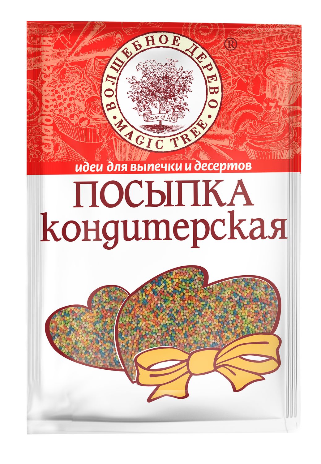 

Посыпка кондитерская Волшебное дерево бисер разноцветный 40 г