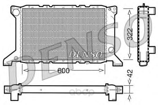 

Радиатор 600x322 Denso DRM10098