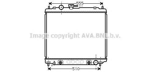 

Радиатор охлаждения двигателя Ava MT2138