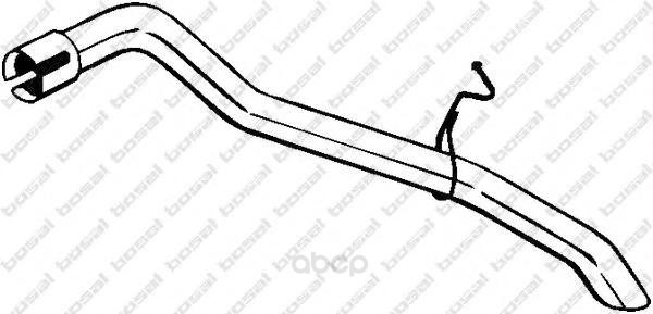 

Глушитель выхлопной системы bosal 840173
