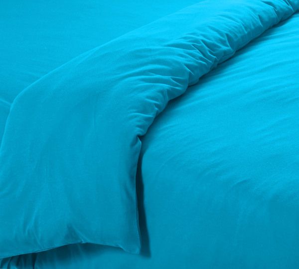 фото Пододеяльник трикотажный (голубой) 1,5-спальный текс-дизайн