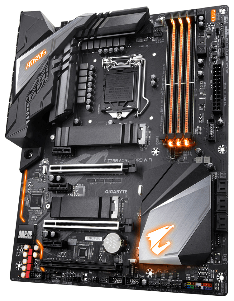 

Материнская плата GIGABYTE Z390 AORUS Pro WiFi, Z390 AORUS Pro WiFi