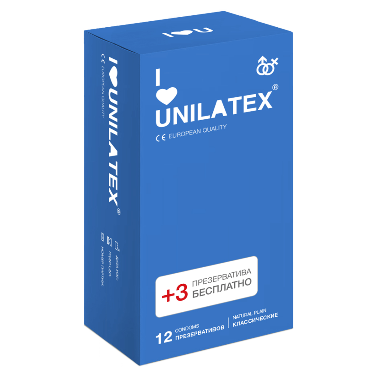 Купить Презервативы Unilatex Natural 12+3 шт.