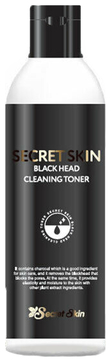 Купить Тонер для лица с древесным углем SECRETSKIN BLACK HEAD CLEANSING TONER 250мл, Secret Skin