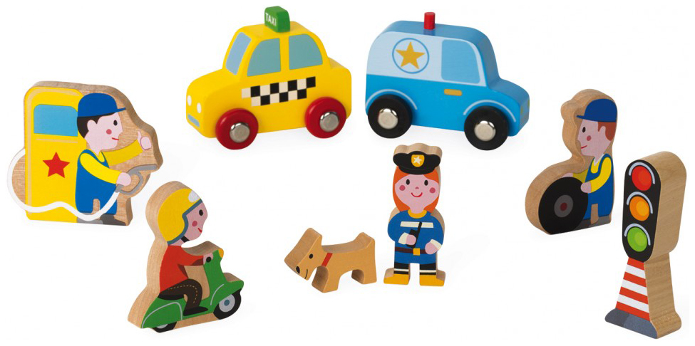 

Деревянная игрушка Janod Маленькие истории Город J08512