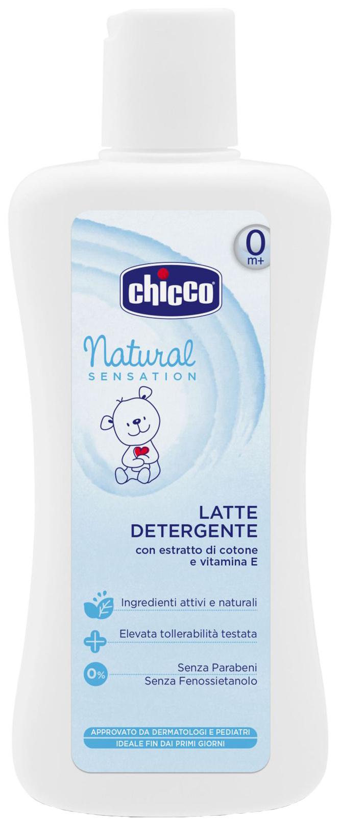 фото Молочко детское chicco natural sensation очищающее 300 мл