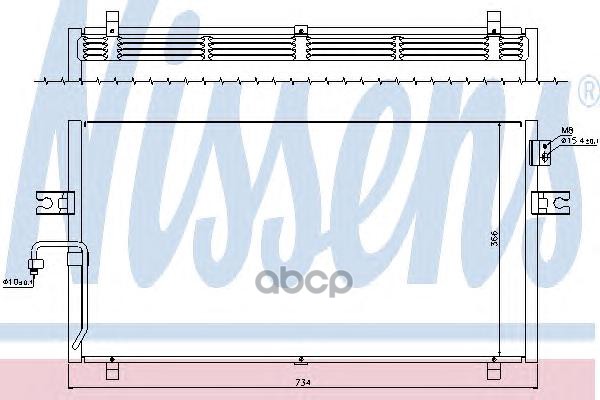 фото Радиатор кондиционера nissens 94499