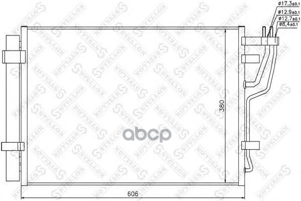 

Радиатор кондиционера Stellox 1045381SX