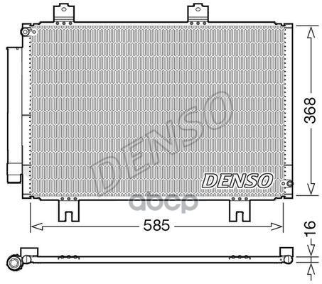 фото Радиатор кондиционера denso dcn40020