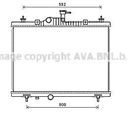 фото Радиатор охлаждения двигателя ava quality cooling rt2603