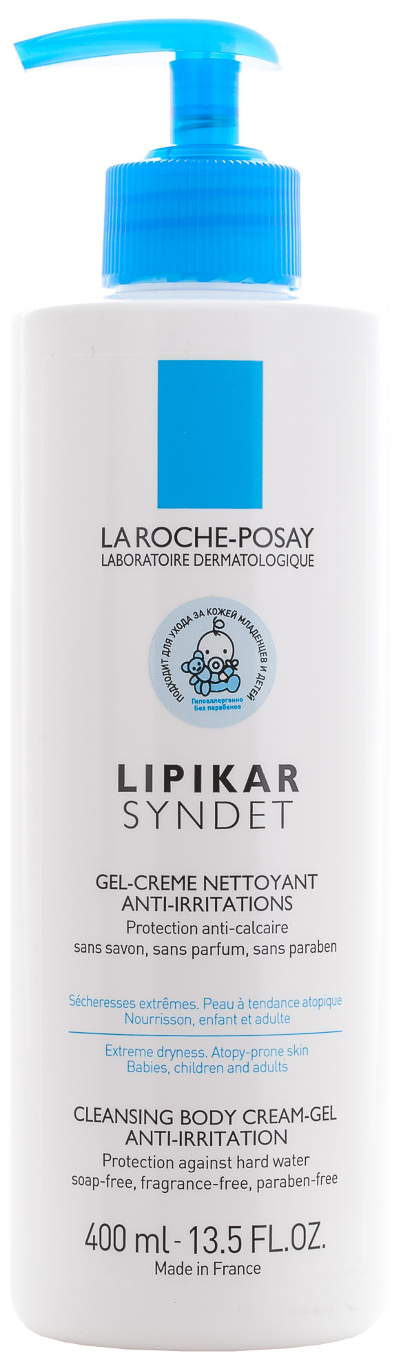 Гель для душа La Roche-Posay Lipikar Syndet Cleansing Body Cream-Gel 400 мл